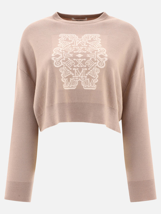 Crewneck sweaters 100% lana vergine  Beige - Max Mara Women | PLP | VIETTI Online Store 
