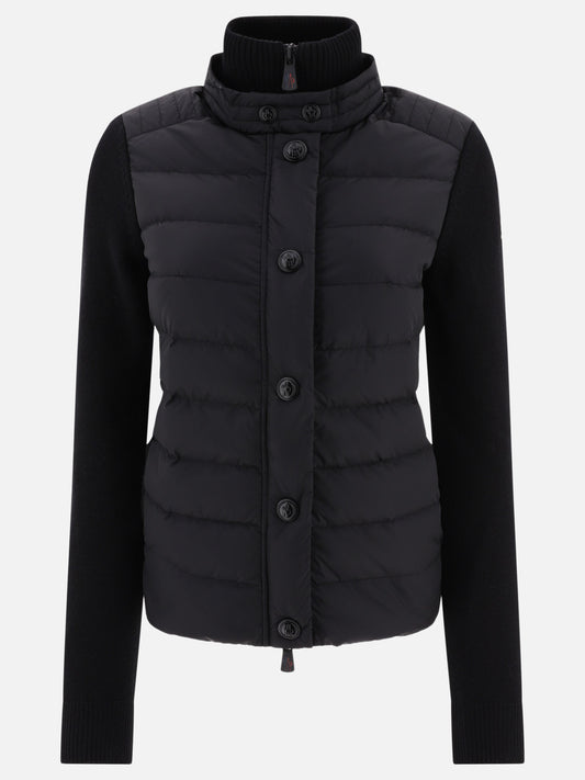 Down jackets 100% polyamide - Padding: down and feathers  Black - Moncler Grenoble Women | PLP | VIETTI Online Store 
