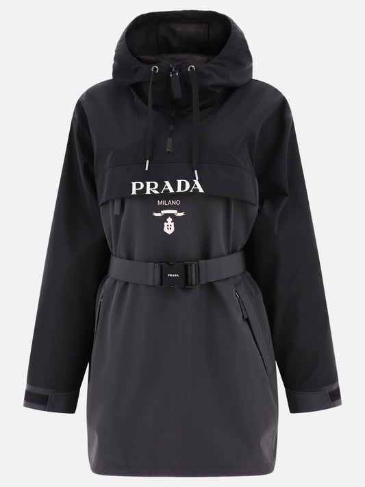 Raincoat with logo