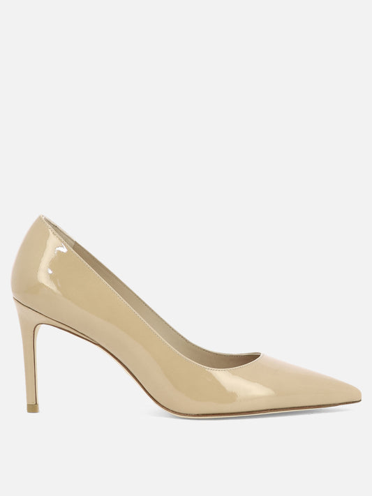 Pumps 100% pelle verniciata - 100% cuoio  Beige - Stuart Weitzman Women | PLP | VIETTI Online Store 
