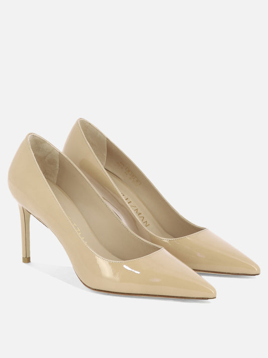 Pumps 100% pelle verniciata - 100% cuoio  Beige - Stuart Weitzman Women | PLP | VIETTI Online Store | 2
