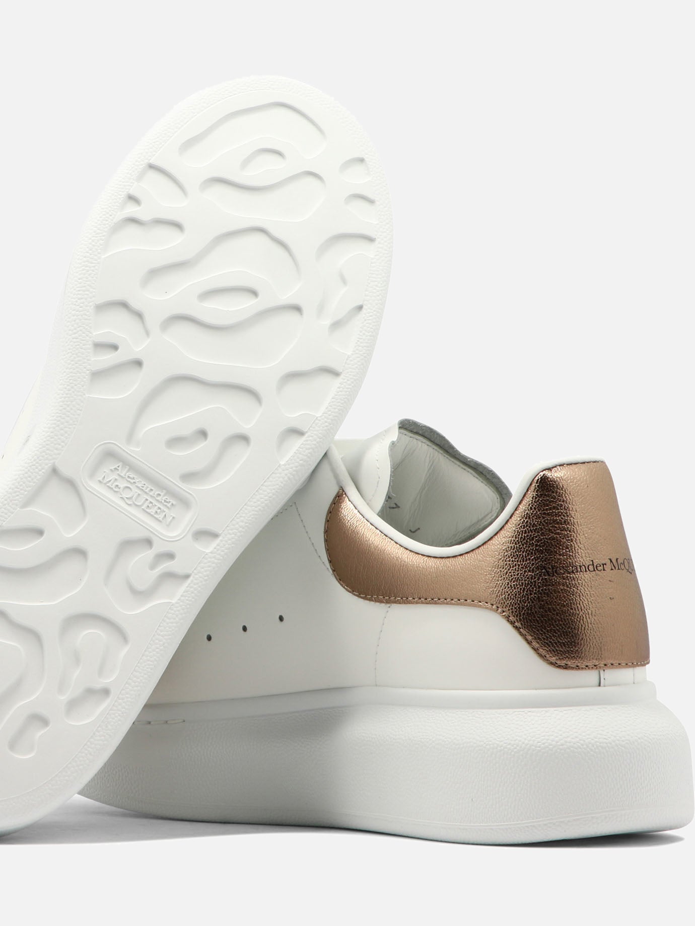 Low top sneakers 100% leather - 100% rubber  White - Alexander McQueen Women | PDP | VIETTI Online Store | thumbnail_5