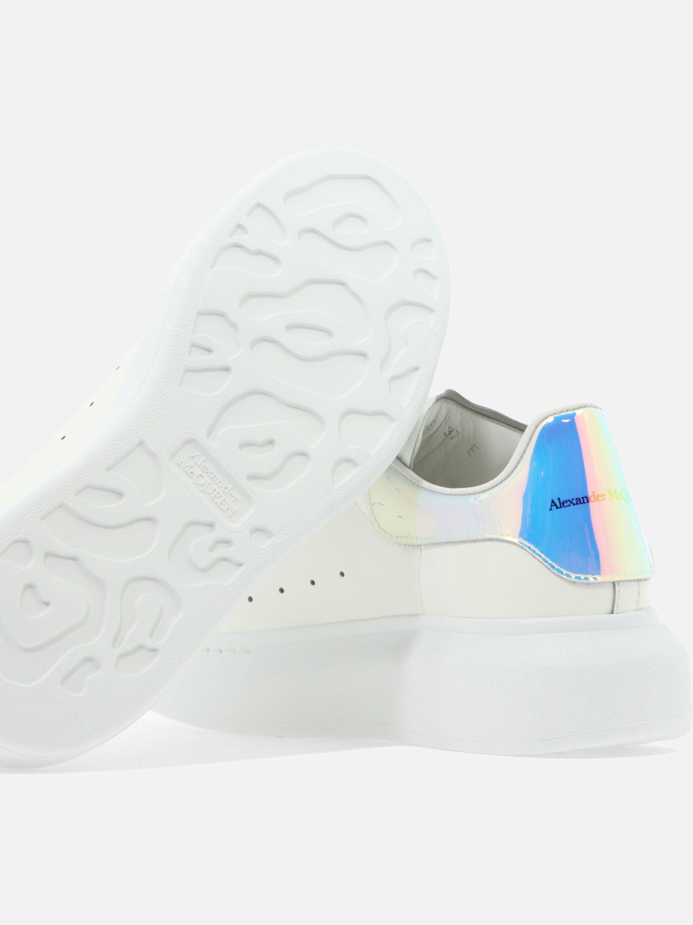 Low top sneakers 100% calf leather - 100% rubber  White - Alexander McQueen Women | PDP | VIETTI Online Store | thumbnail_5