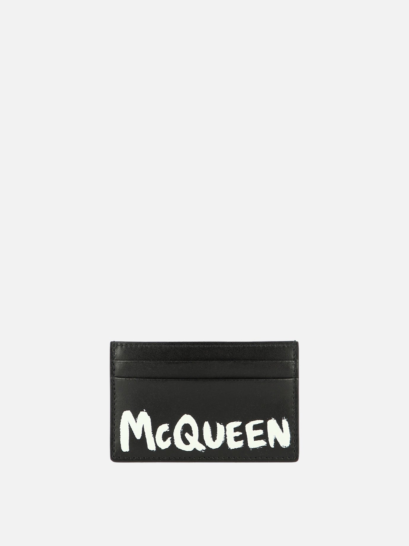 Card holders 100% calf leather  Black - Alexander McQueen Men | PDP | VIETTI Online Store | thumbnail