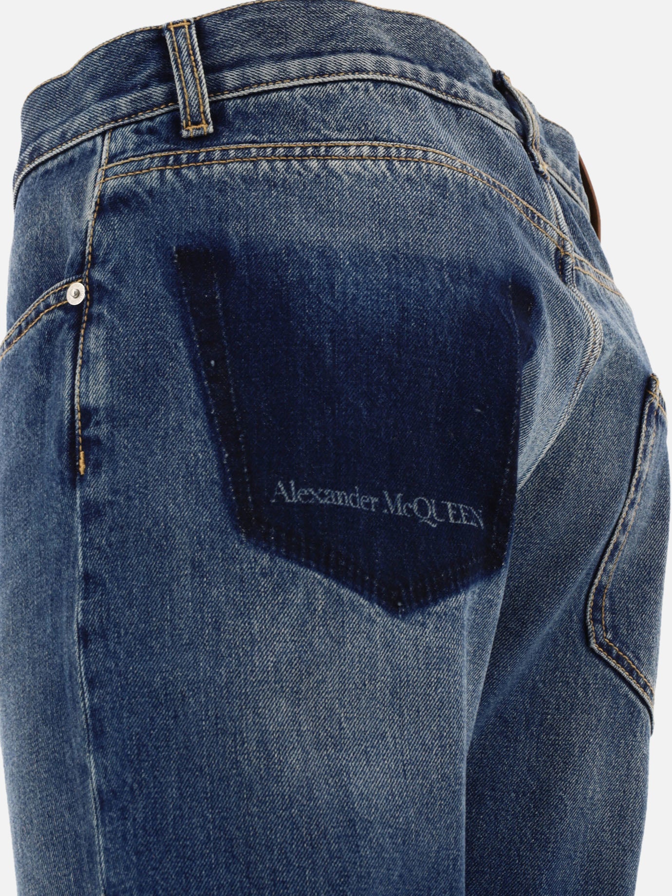 Jeans with logo detail