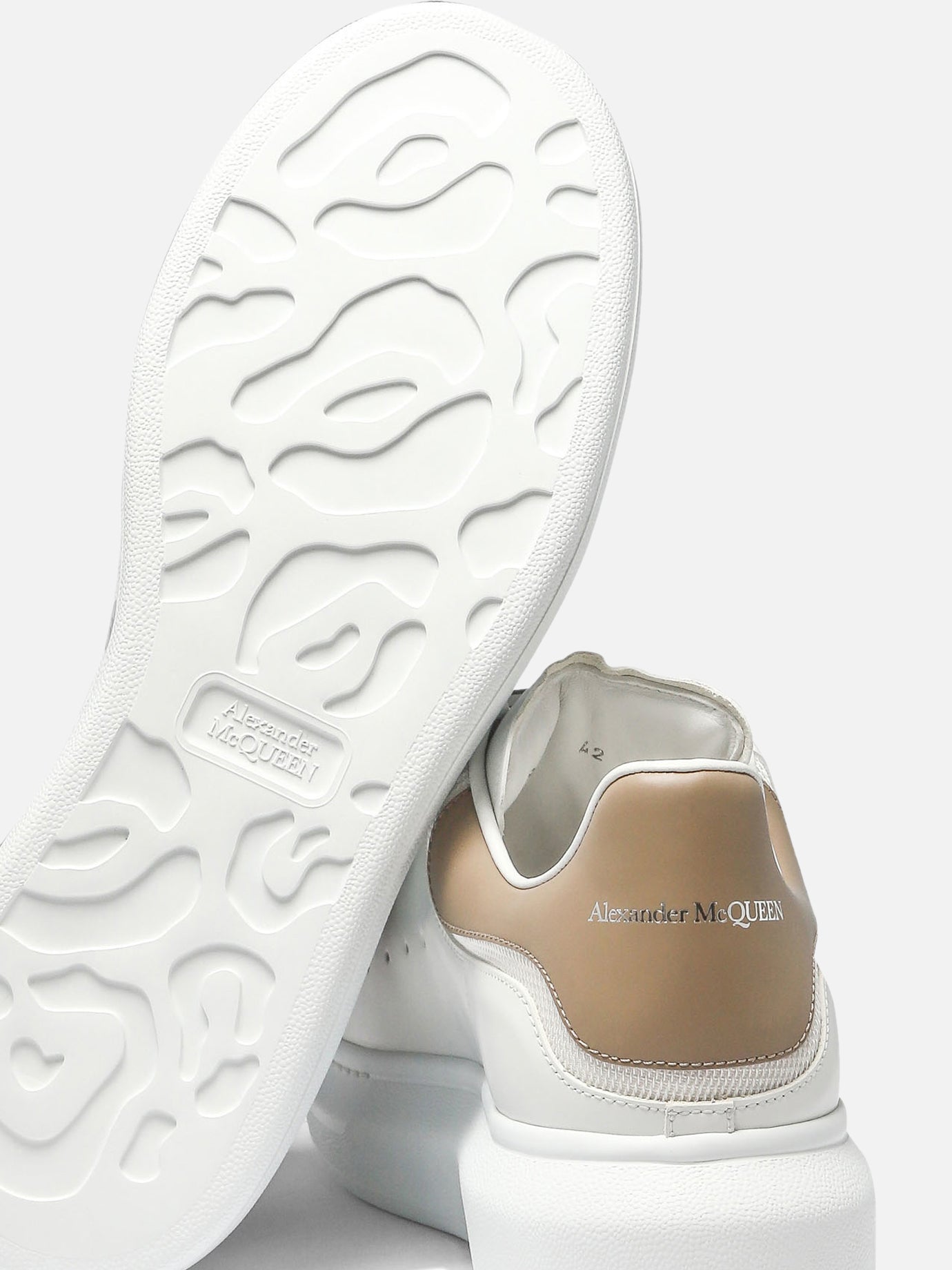 Low top sneakers 100% calf leather - 100% rubber  White - Alexander McQueen Men | PDP | VIETTI Online Store | Zoom-Modal_5
