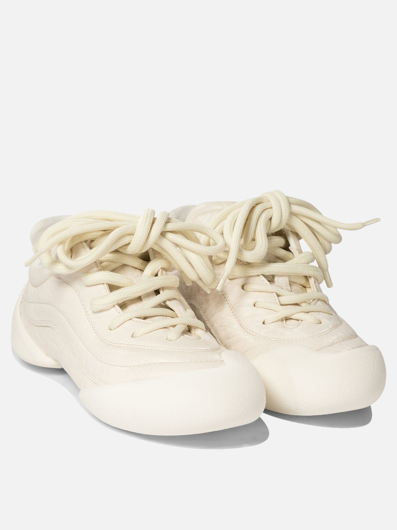 Low top sneakers 100% mutton leather - 100% rubber  White - Alexander McQueen Women | PDP | VIETTI Online Store | thumbnail_2