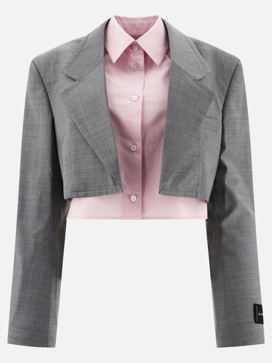 Blazers Solid colour  Grey - Alexander Wang Women | PLP | VIETTI Online Store 

