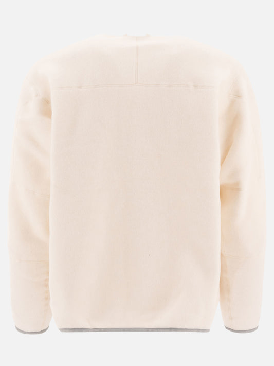 Fleece jackets Solid colour  White - and Wander Men | PLP | VIETTI Online Store 
