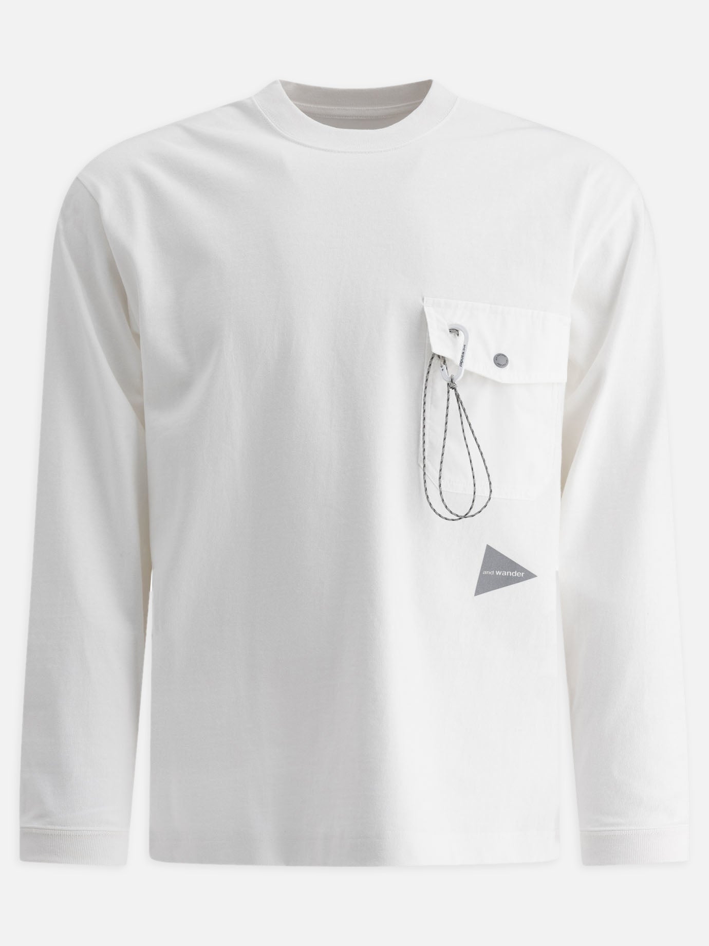 and Wander "Airly" sweatshirt White