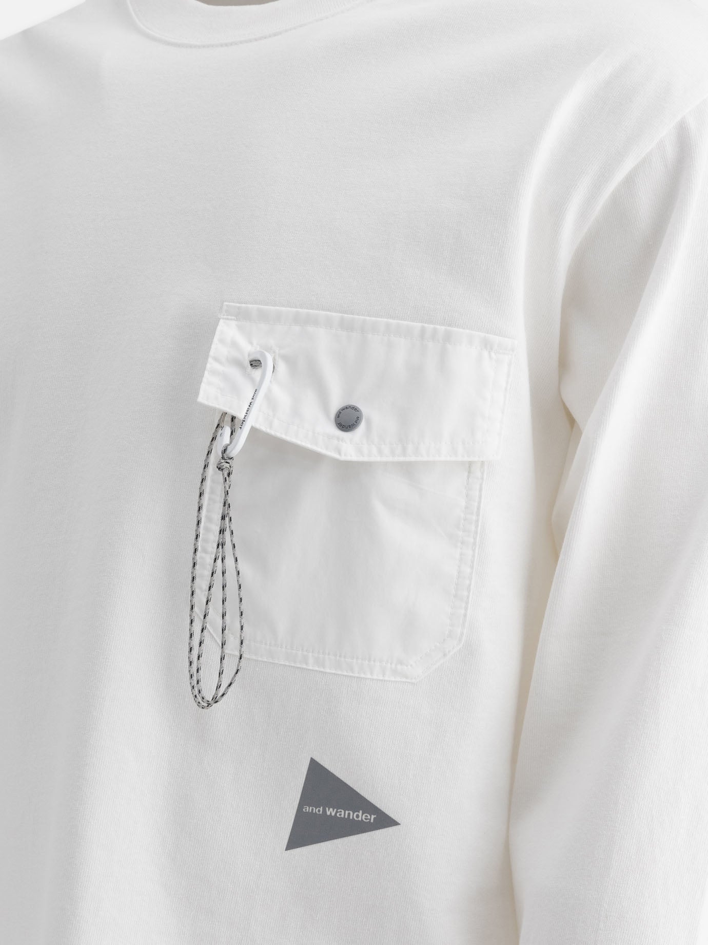 and Wander "Airly" sweatshirt White