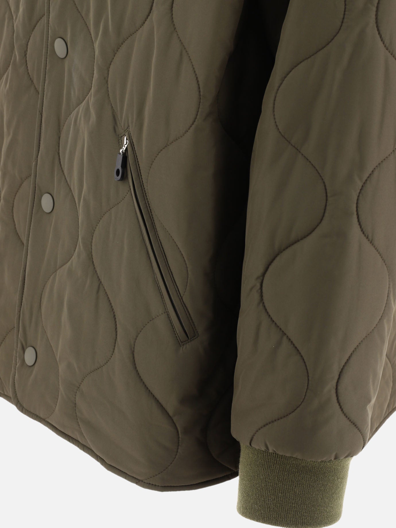 A.P.C. "Florent" quilted jacket Green