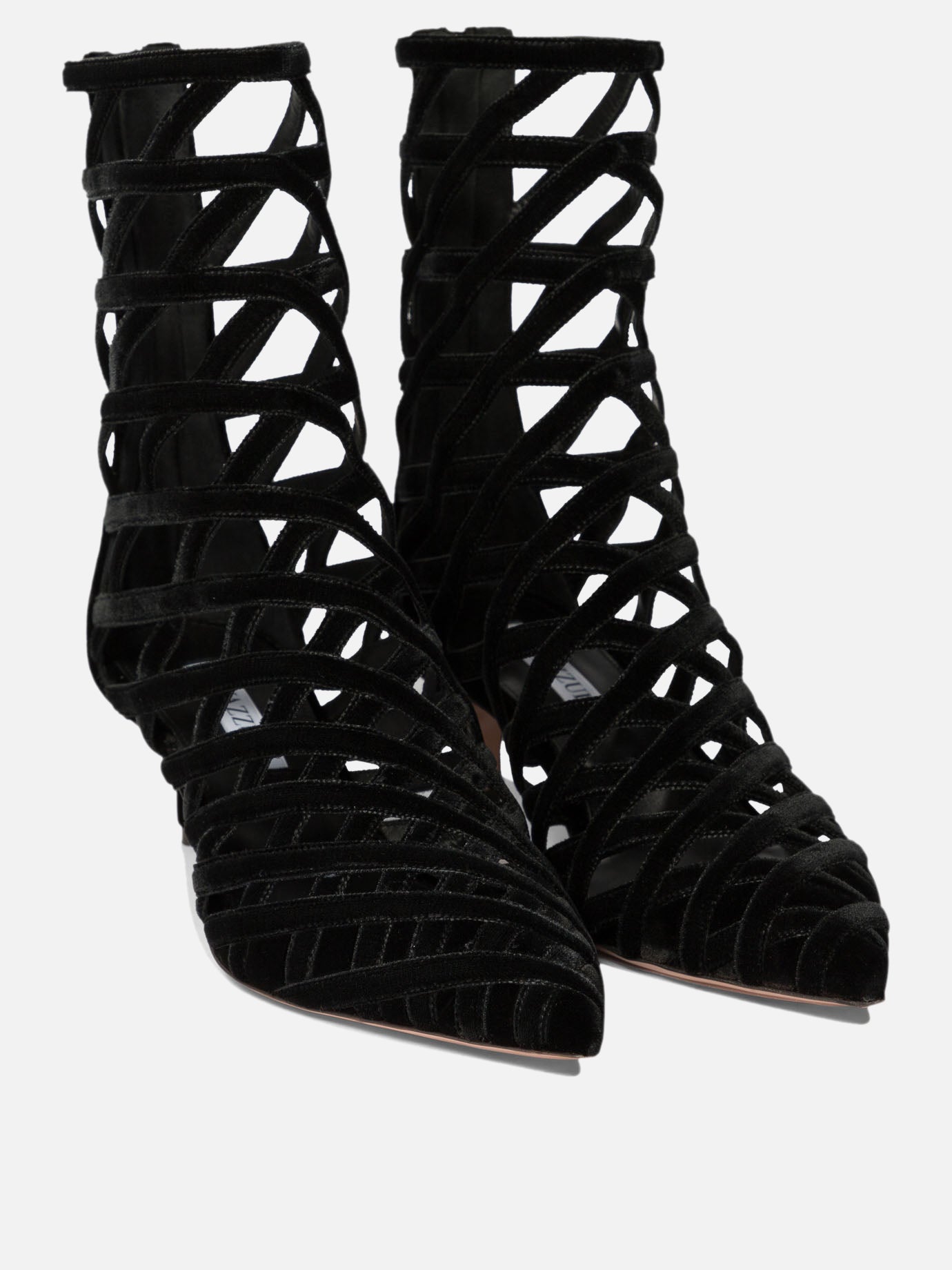 Aquazzura "Romance 50" ankle boots Black