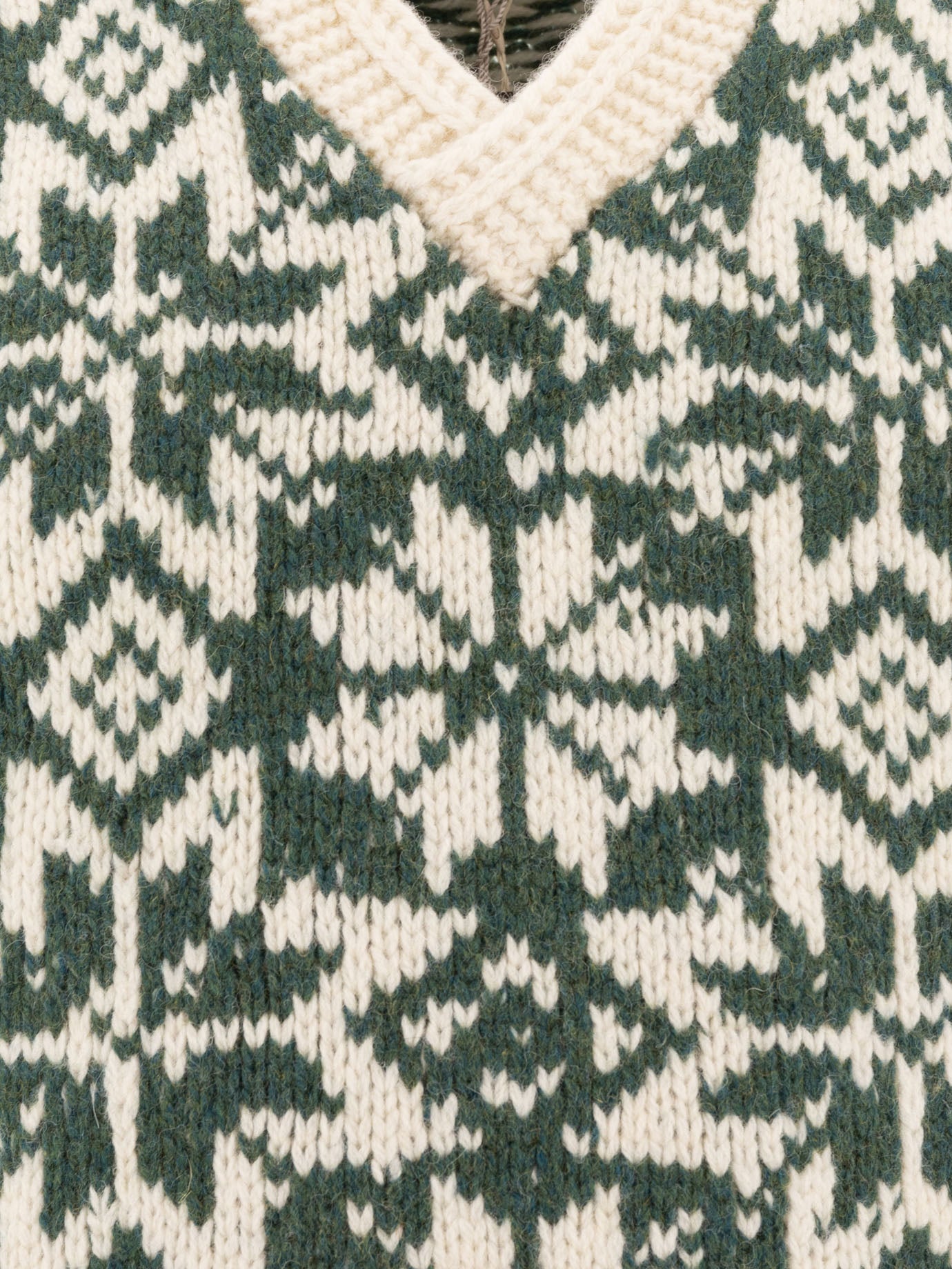 Vests Textured knit  Green - Beams Plus Men | PDP | VIETTI Online Store | thumbnail_3