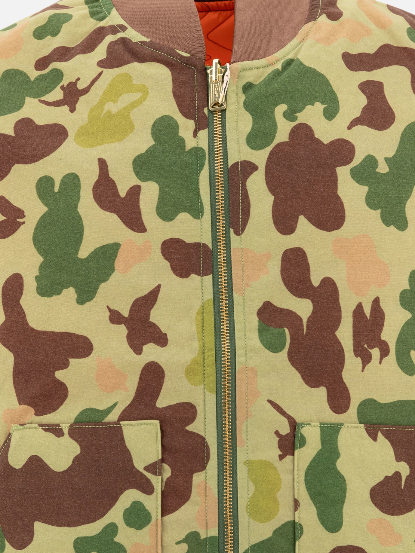 Beams Plus Reversible &quot;Work&quot; Vest 11706988_M Green thumbnail_3