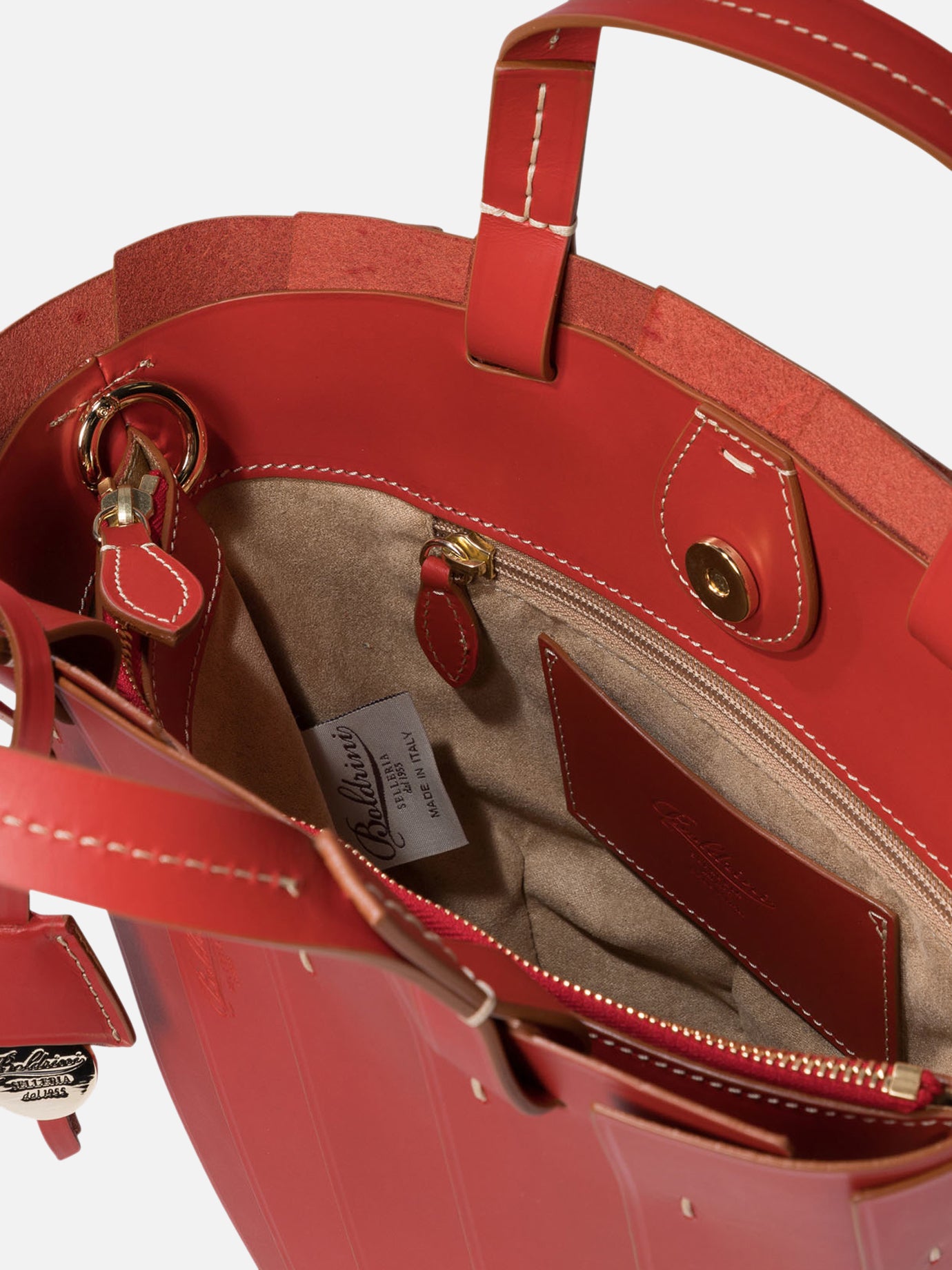 Medium bags 100% leather  Red - Boldrini Selleria Women | PDP | VIETTI Online Store | thumbnail_5