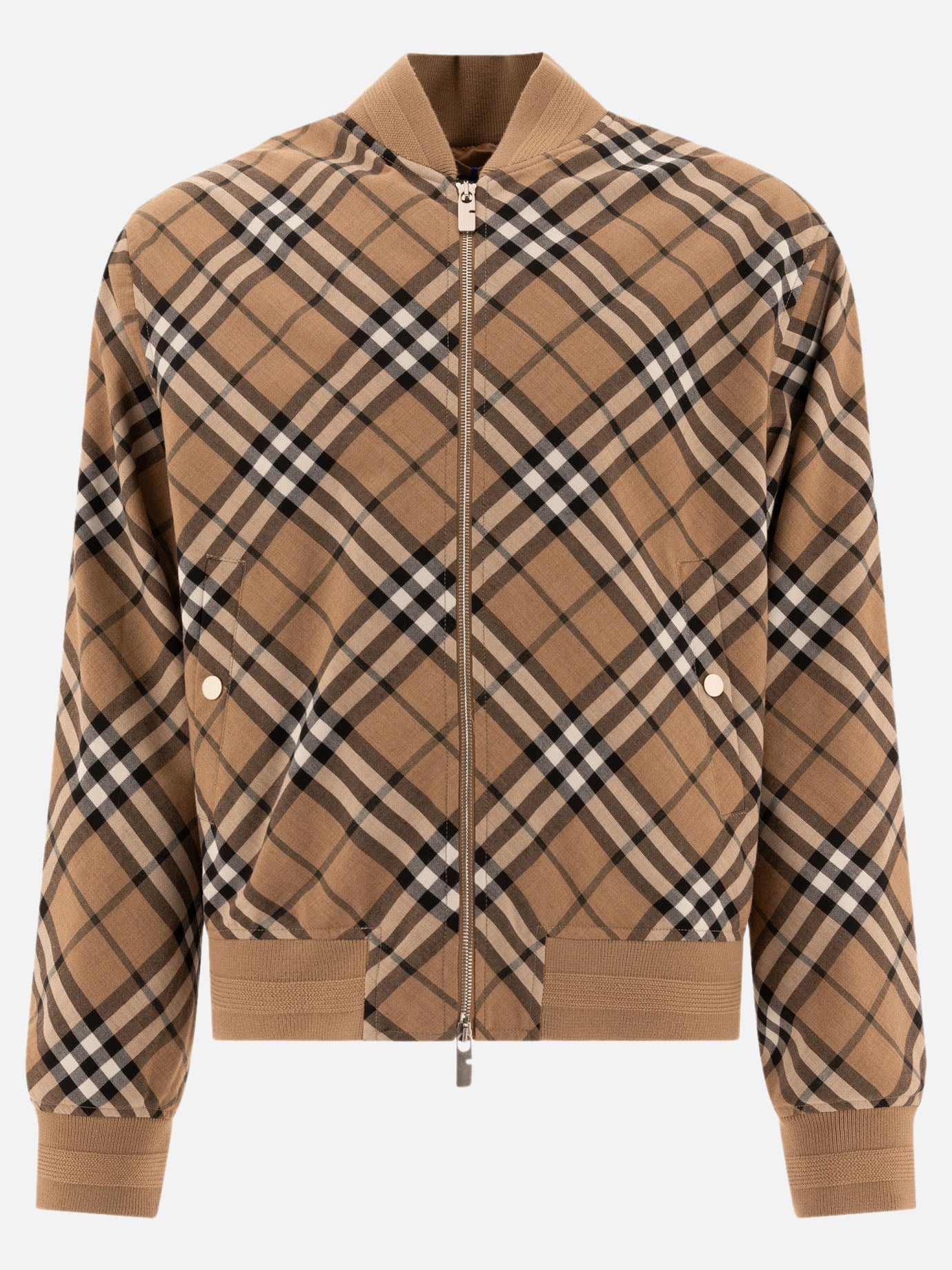 Quilted & Utility Jackets Check  Beige - Burberry Men | PDP | VIETTI Online Store | Zoom-Modal
