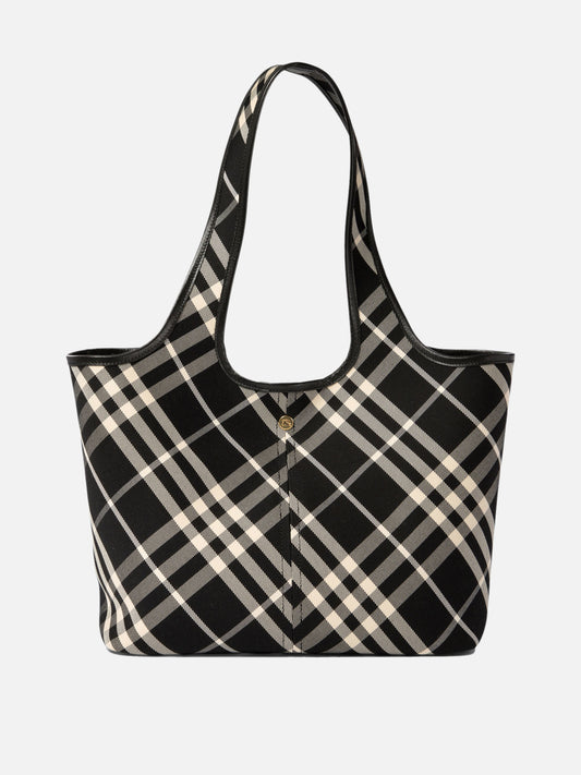 Burberry "Check Small" tote bag Black