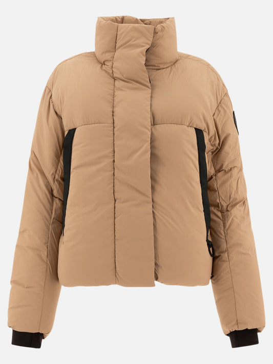 Canada Goose "Junction Cropped" down jacket Beige