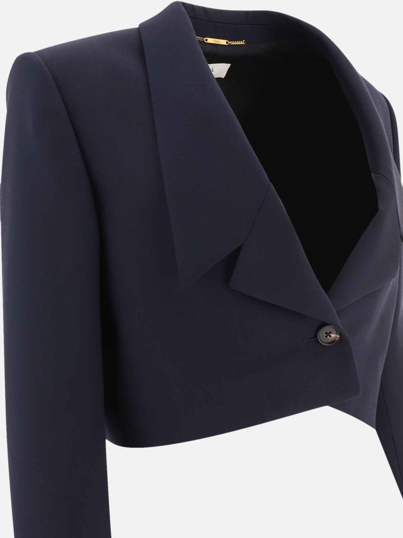 Blazers Solid colour  Blue - Chloé Women | PDP | VIETTI Online Store | thumbnail_4