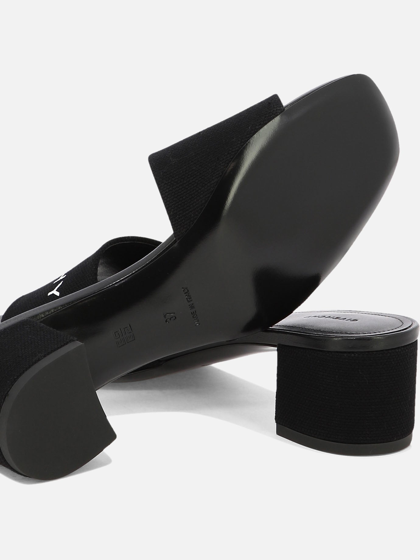 Givenchy "4G" 45 mm Mules Black