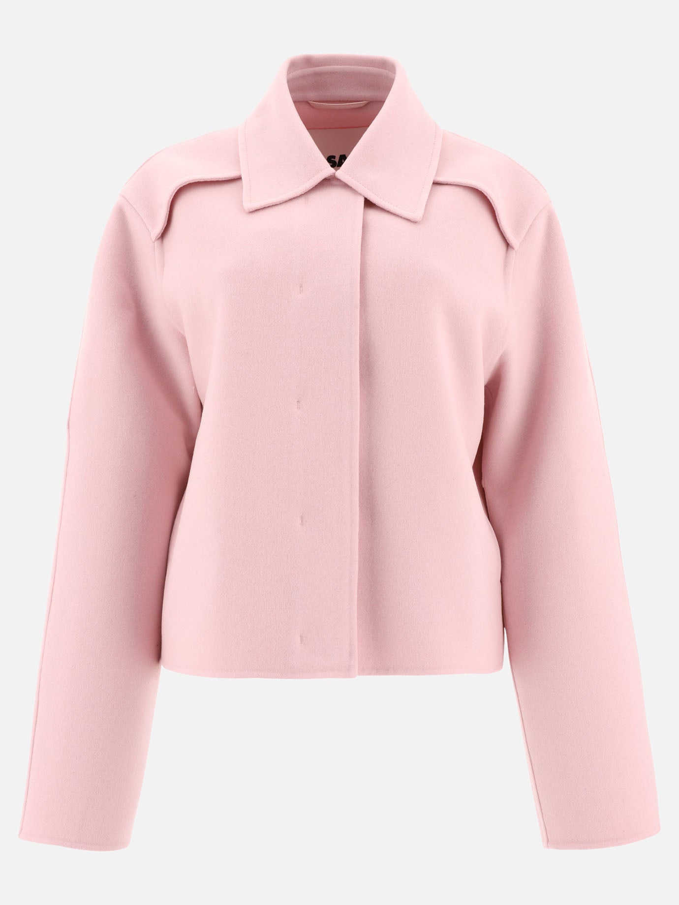Overshirt jackets Solid colour  Pink - Jil Sander Women | PDP | VIETTI Online Store | Zoom-Modal
