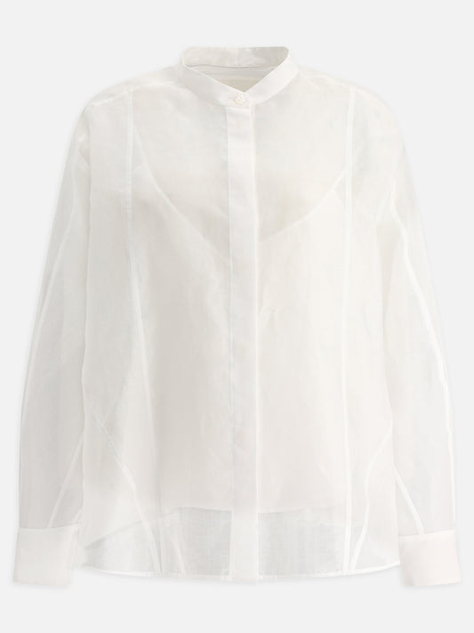 Casual shirts Solid colour  White - Jil Sander Women | VIETTI Online Store 
