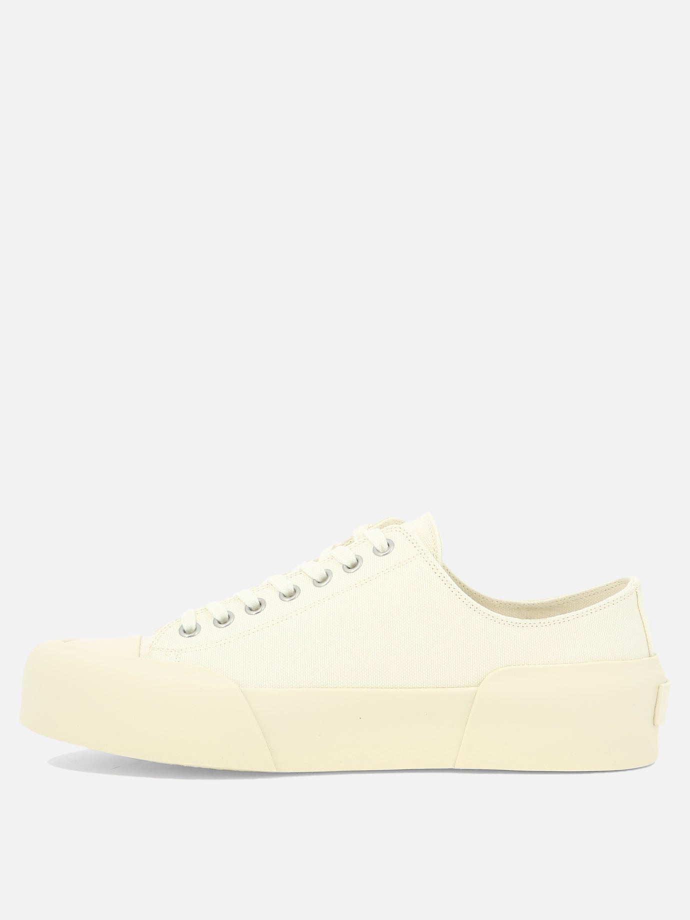 Low top sneakers 100% cotton - 100% rubber  White - Jil Sander Women | PDP | VIETTI Online Store | Zoom-Modal_3

