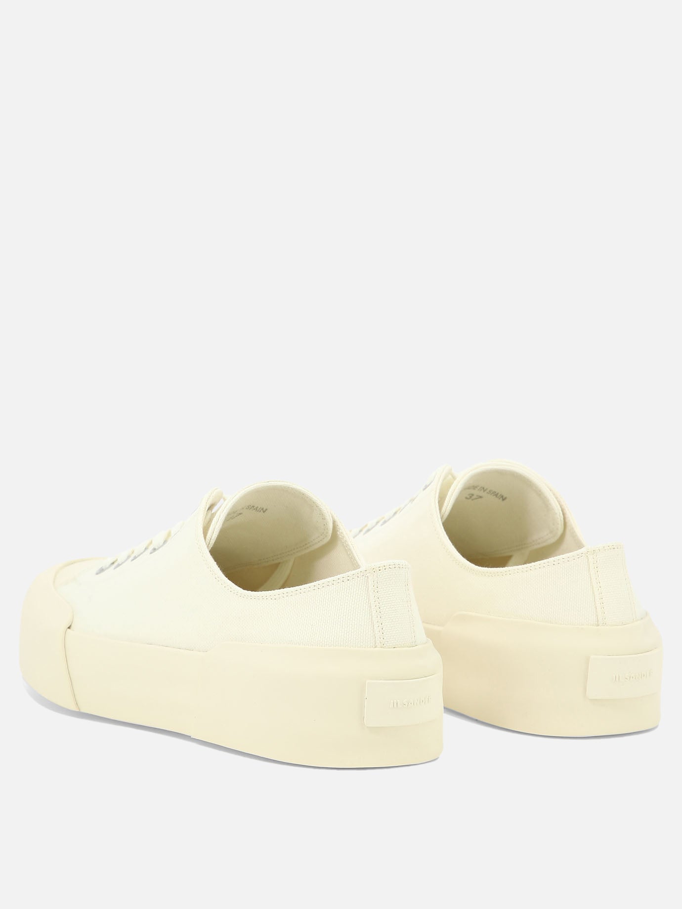 Low top sneakers 100% cotton - 100% rubber  White - Jil Sander Women | PDP | VIETTI Online Store | thumbnail_4