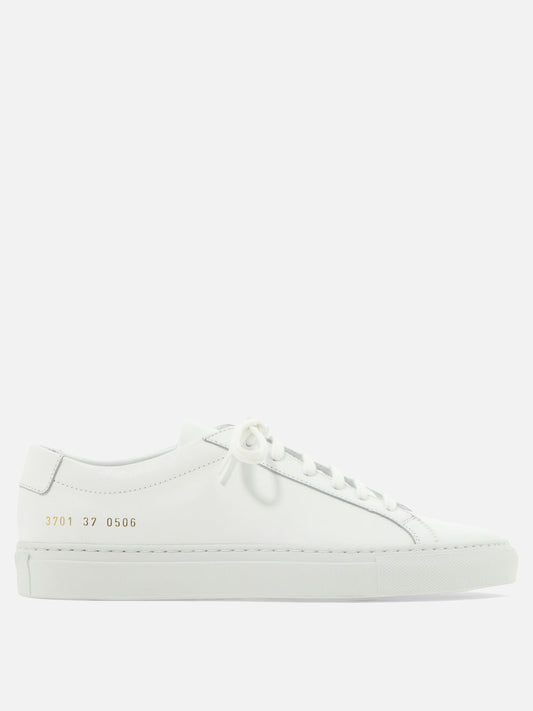 Low top sneakers 100% leather - 100% rubber  White - Common Projects Women | PLP | VIETTI Online Store 
