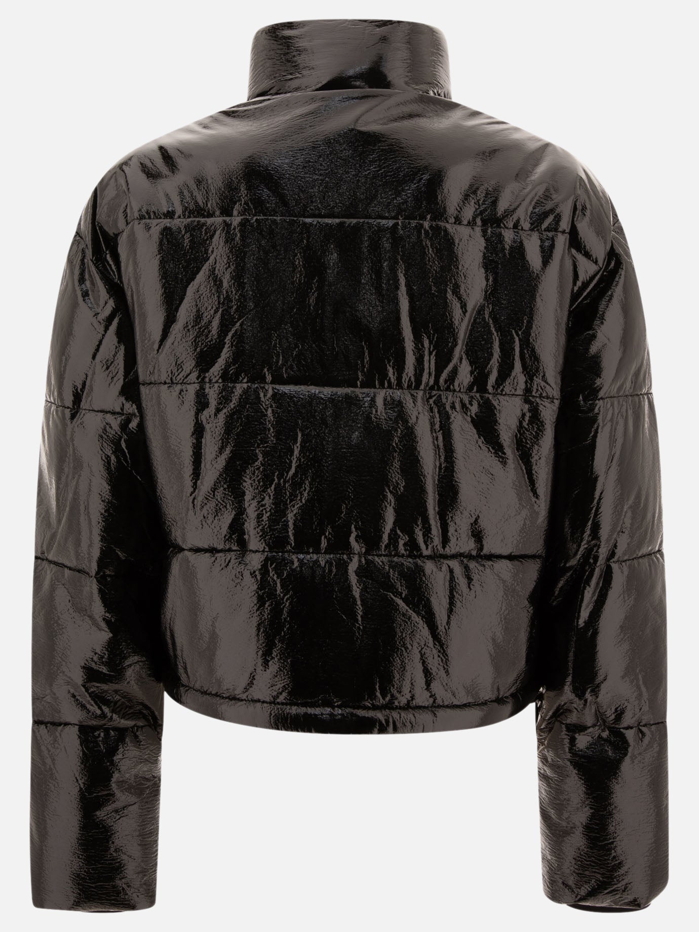 Courrèges Vinyl puffer jacket Black