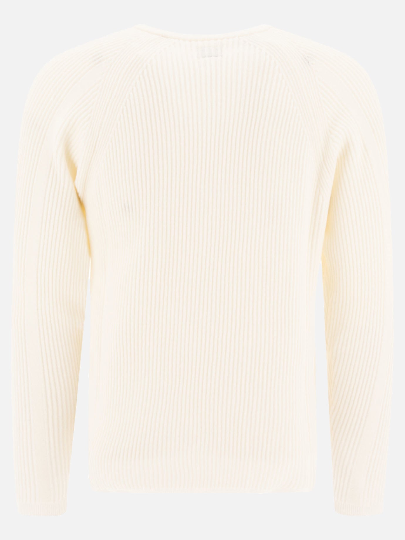 Lens-detail ribbed sweater