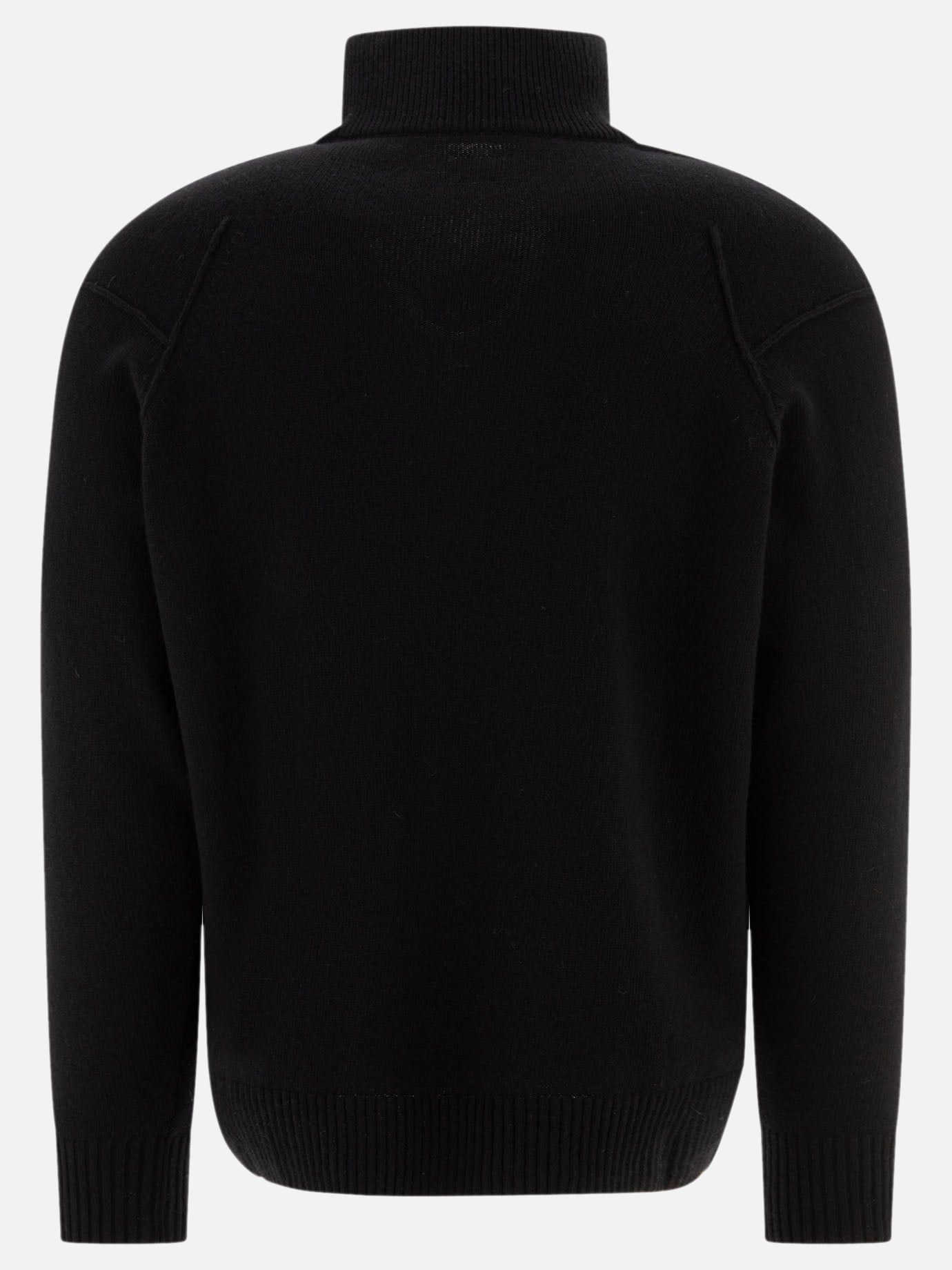 Half-zip sweater with "Lens" detail