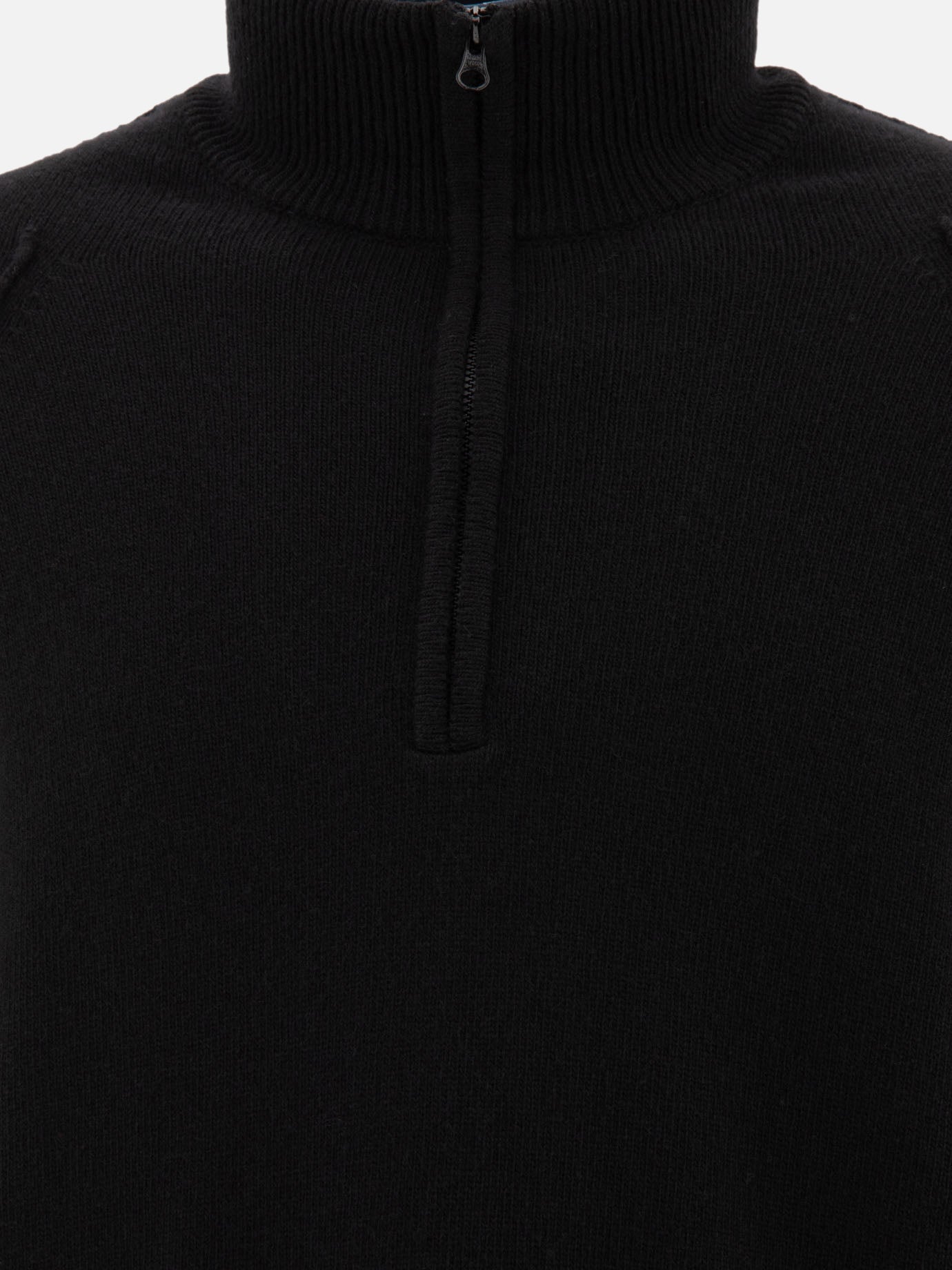 Half-zip sweater with "Lens" detail