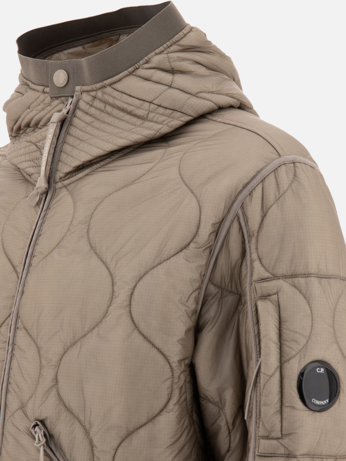 Quilted & Utility Jackets Solid colour  Beige - C.P. Company Men | PDP | VIETTI Online Store | Zoom-Modal_4
