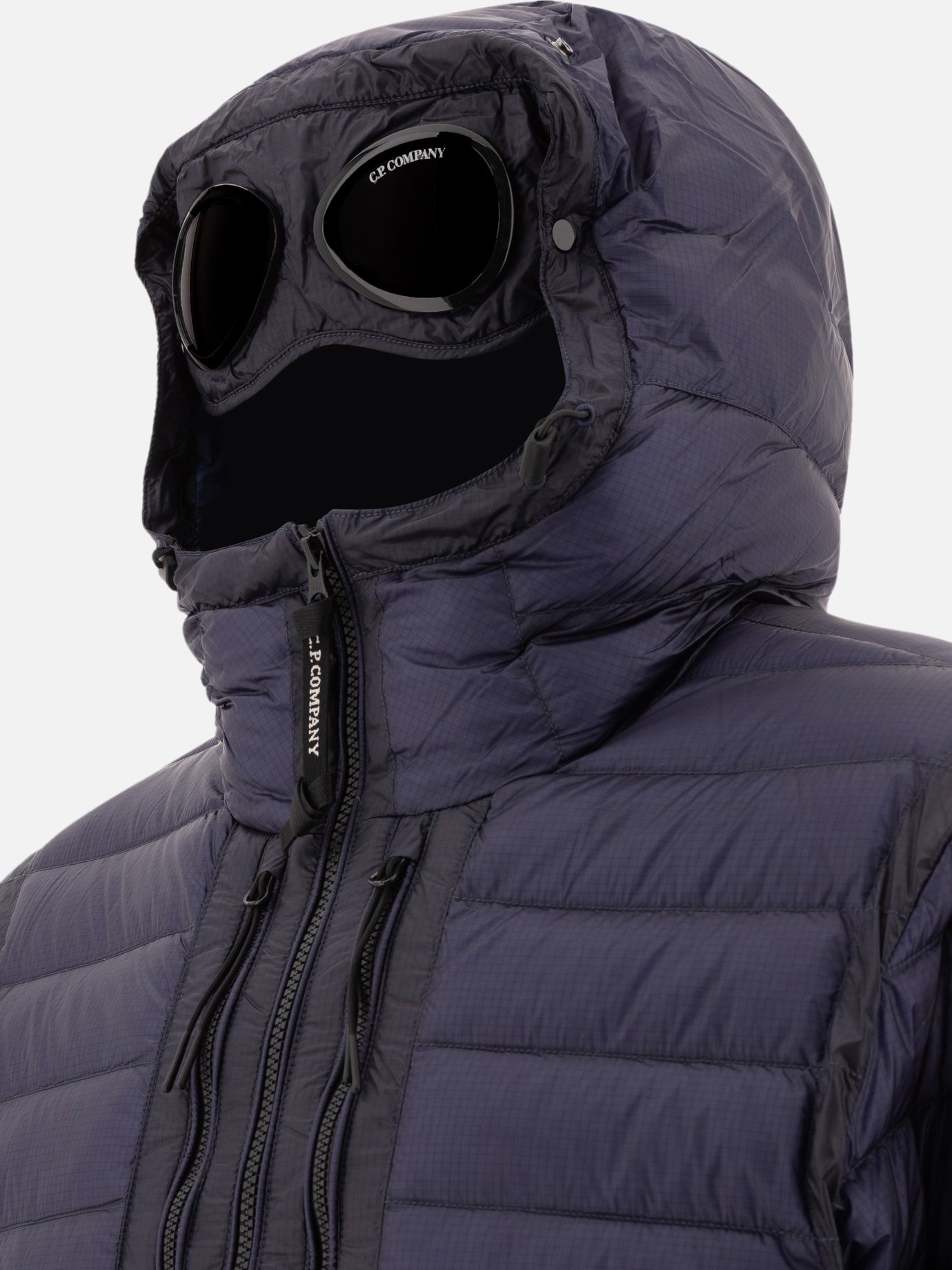 Down jackets Solid colour  Blue - C.P. Company Men | PDP | VIETTI Online Store | thumbnail_4