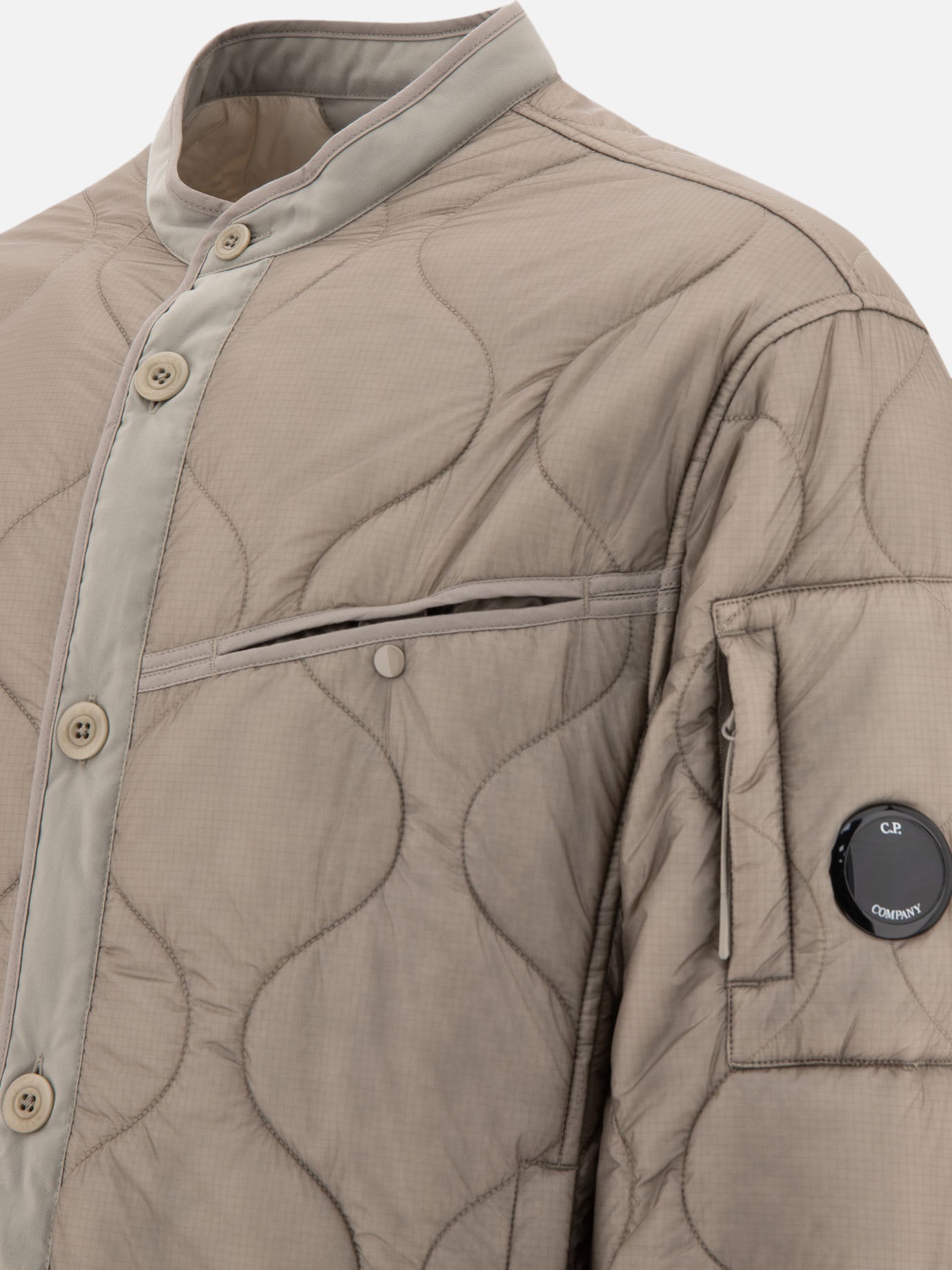 Quilted & Utility Jackets Solid colour  Beige - C.P. Company Men | PDP | VIETTI Online Store | Zoom-Modal_4
