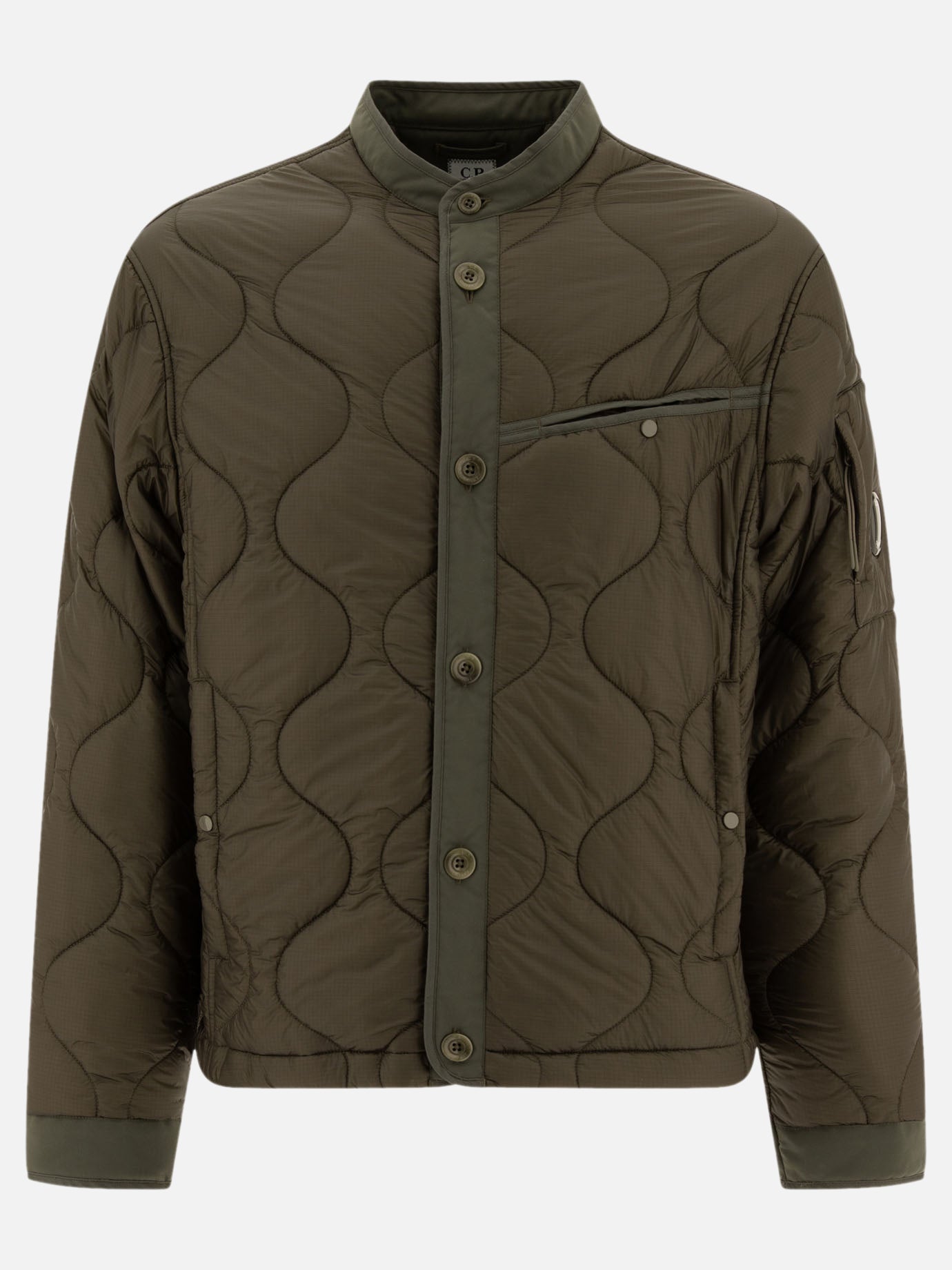Quilted & Utility Jackets Solid colour  Green - C.P. Company Men | PDP | VIETTI Online Store | thumbnail
