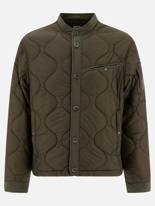 Quilted & Utility Jackets Solid colour  Green - C.P. Company Men | PLP | VIETTI Online Store 
