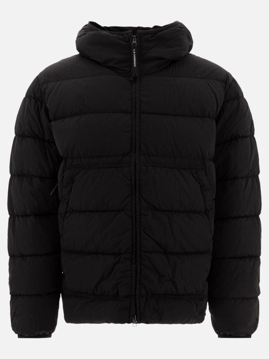 Down jackets Solid colour  Black - C.P. Company Men | PLP | VIETTI Online Store 
