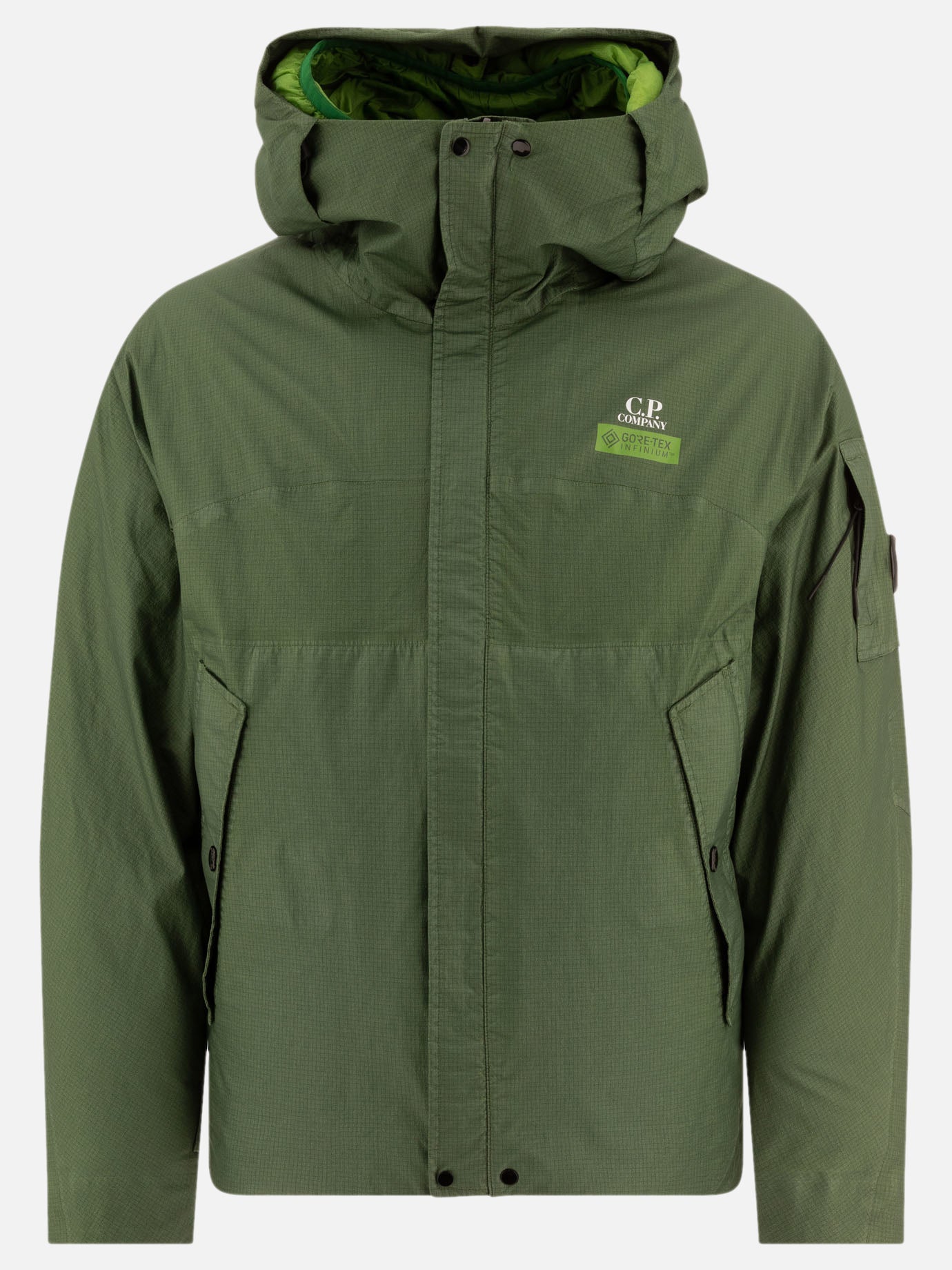Technical jackets Solid colour  Green - C.P. Company Men | PDP | VIETTI Online Store | thumbnail