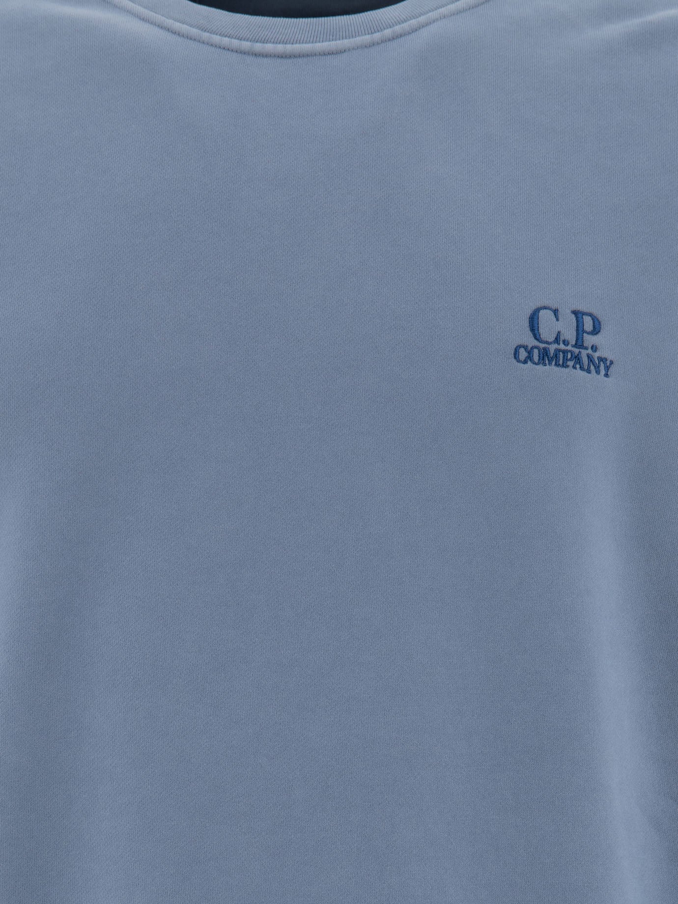 C.P. Company Sweatshirt with embroidered logo Light blue