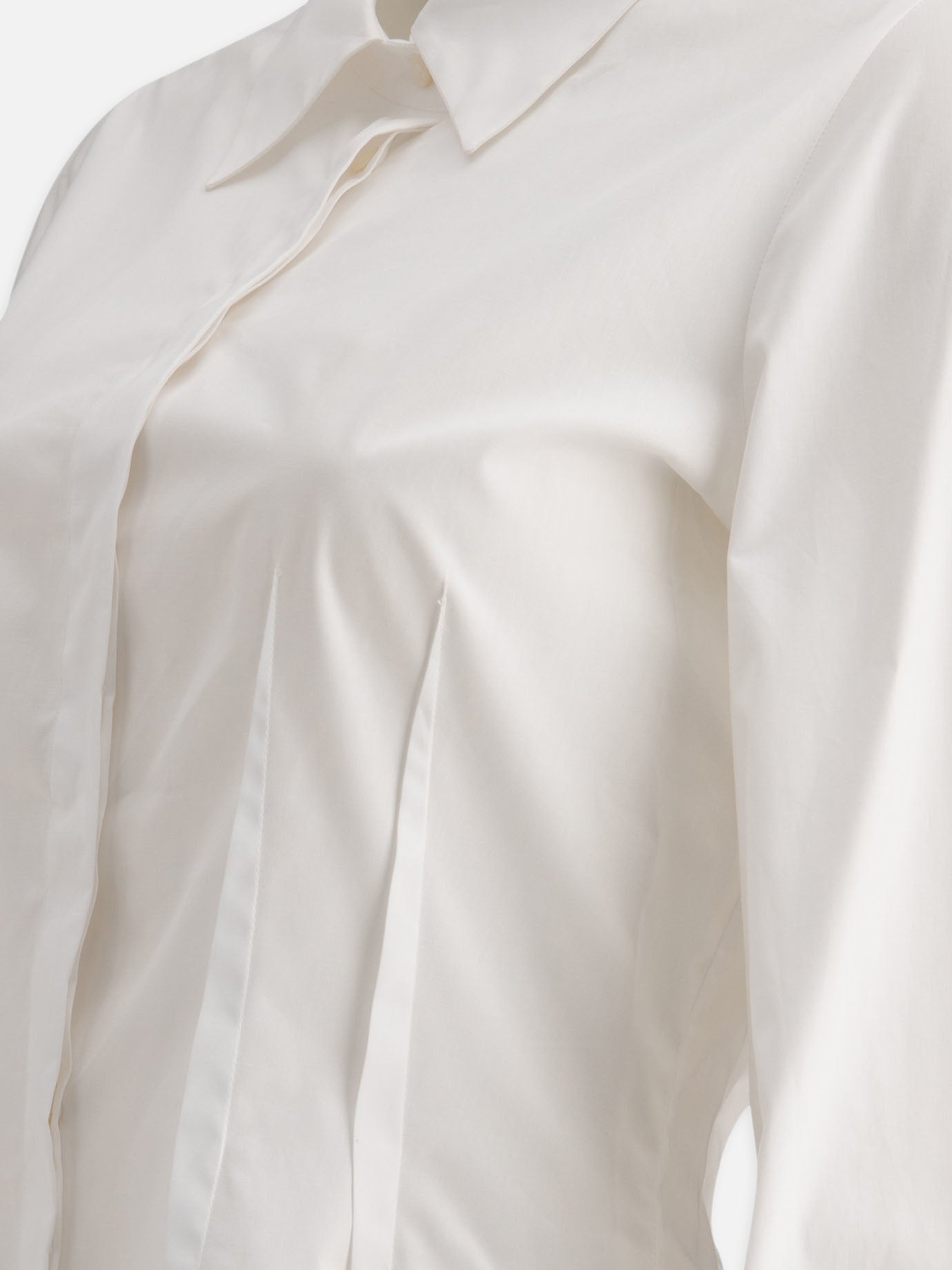 Elie Saab Shirt with inverted darts White