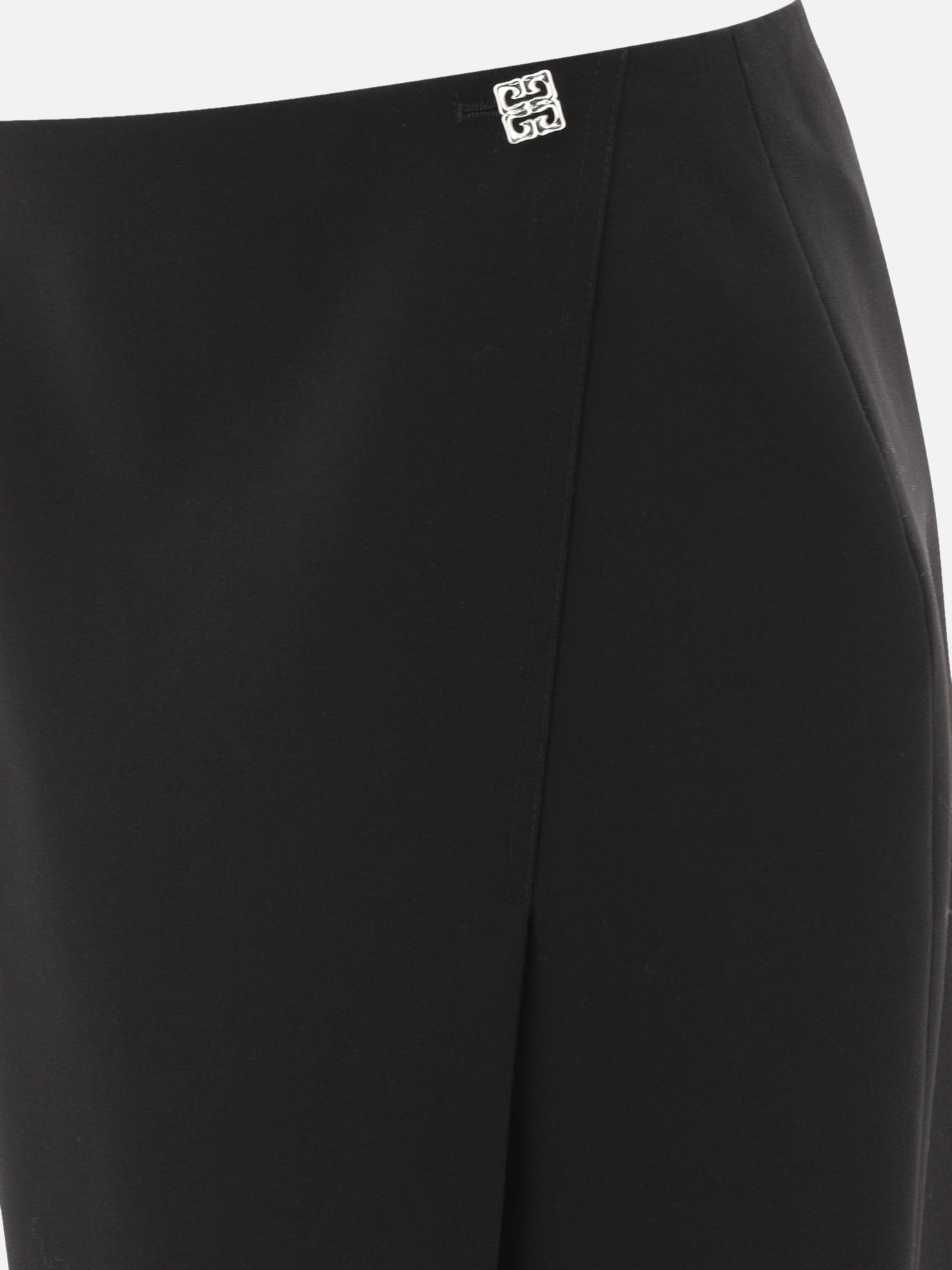 Givenchy Wool skirt with 4G detail Black - Women | VIETTI