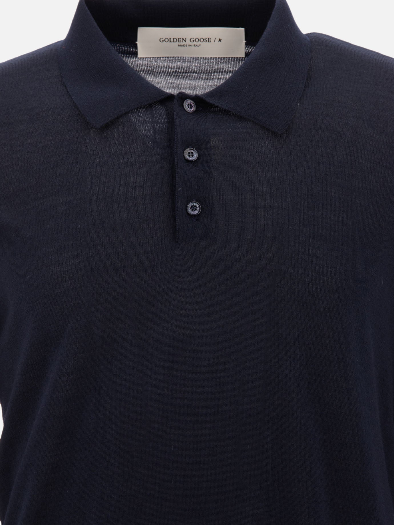 "Gregory" wool polo shirt