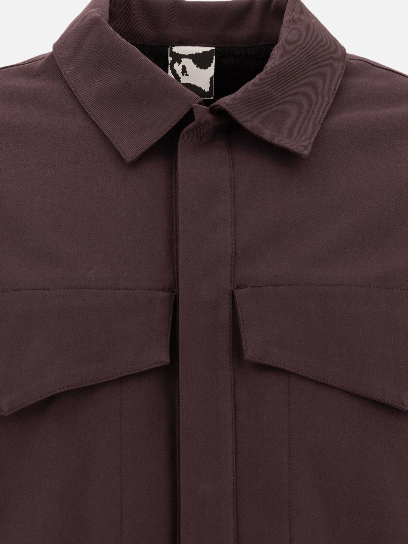 Gr10K "Alpha" overshirt Bordeaux