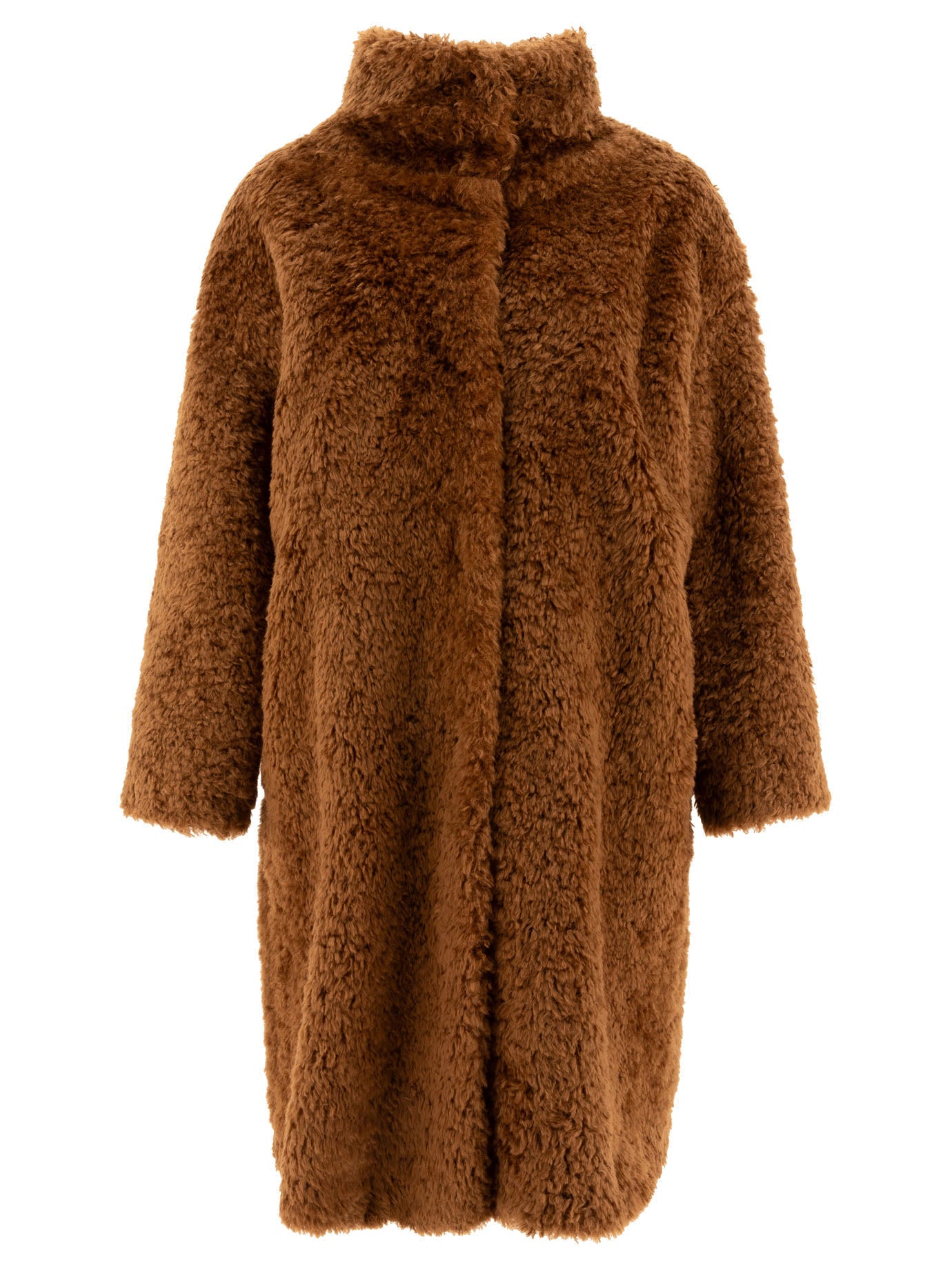 Herno Teddy long coat Brown