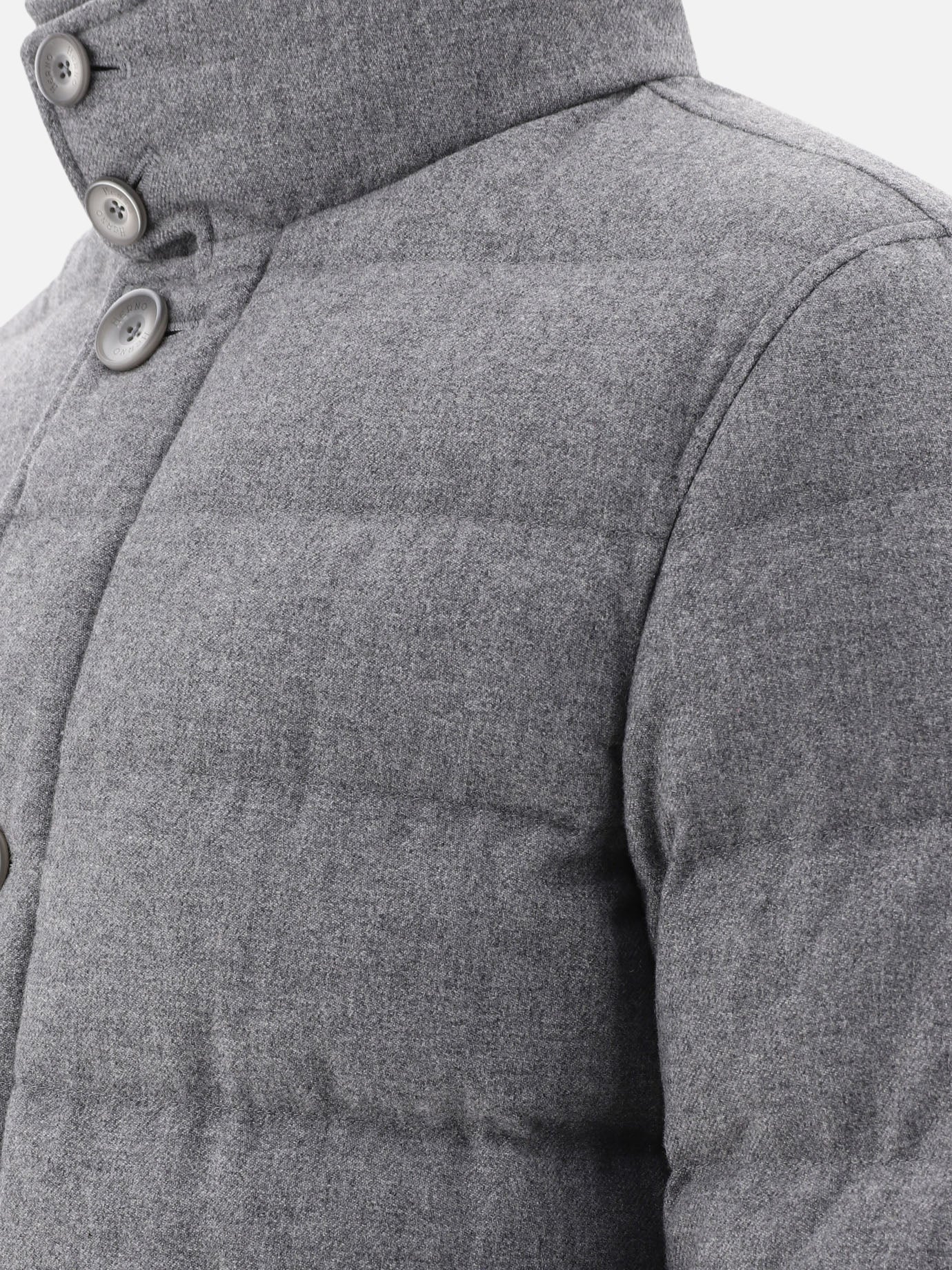Down jackets Solid colour  Grey - Herno Men | PDP | VIETTI Online Store | thumbnail_4