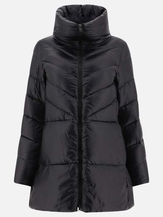Down coats Solid colour  Black - Herno Women | PLP | VIETTI Online Store 
