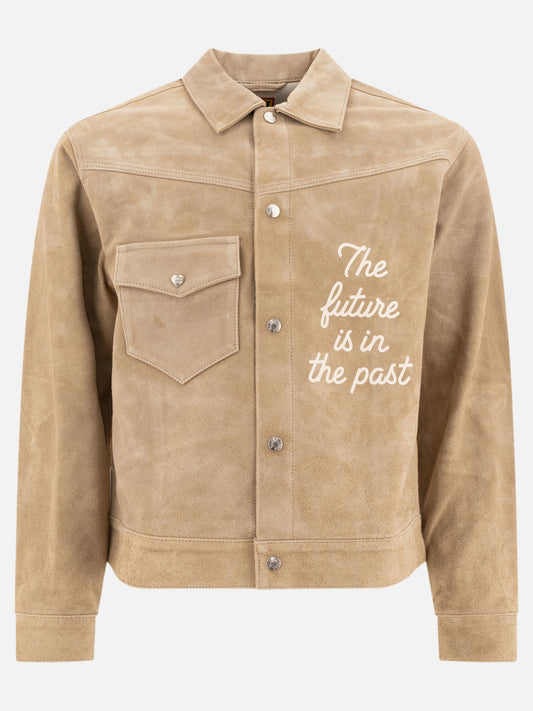 Leather jackets Logo  Beige - Human Made Men | PLP | VIETTI Online Store 
